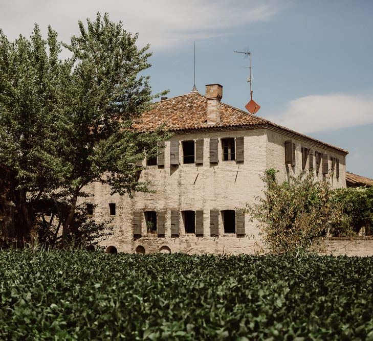 Rustic Wedding In Italy At Locanda Rosa Rosae With Intimate Candle Lit Dinner &amp; Bride In Mango Dress With Veil By AM Faulkner With Images From Alen Karupovic