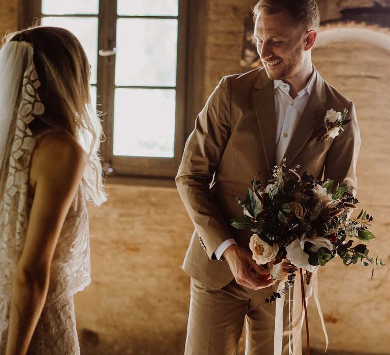 Bride &amp; Groom First Look