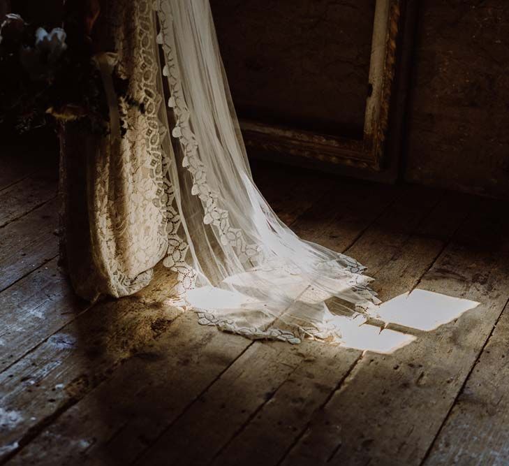 Rustic Wedding In Italy At Locanda Rosa Rosae With Intimate Candle Lit Dinner &amp; Bride In Mango Dress With Veil By AM Faulkner With Images From Alen Karupovic