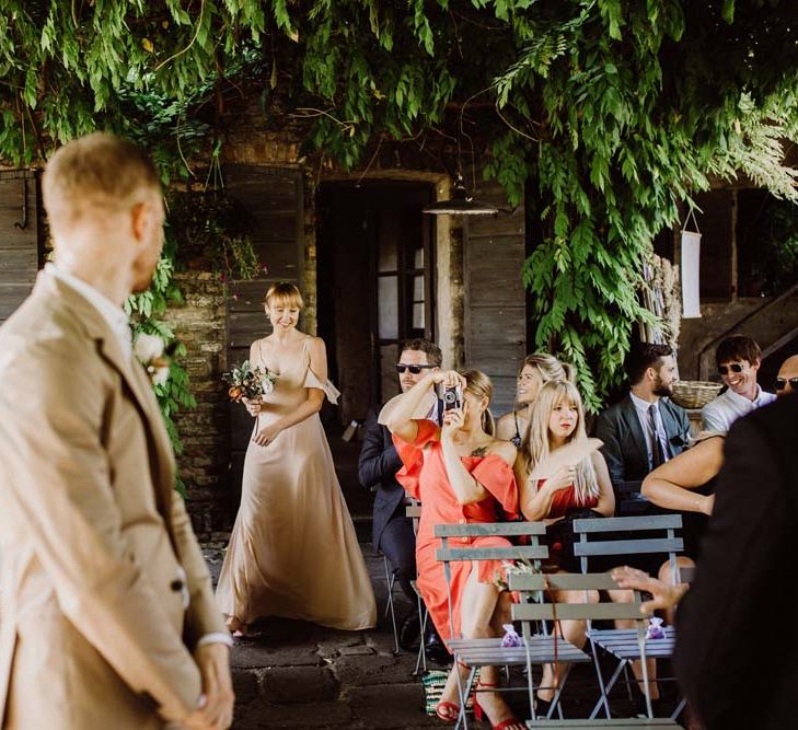 Rustic Wedding In Italy At Locanda Rosa Rosae With Intimate Candle Lit Dinner &amp; Bride In Mango Dress With Veil By AM Faulkner With Images From Alen Karupovic