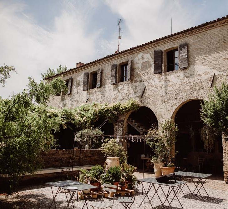 Rustic Wedding In Italy At Locanda Rosa Rosae With Intimate Candle Lit Dinner &amp; Bride In Mango Dress With Veil By AM Faulkner With Images From Alen Karupovic