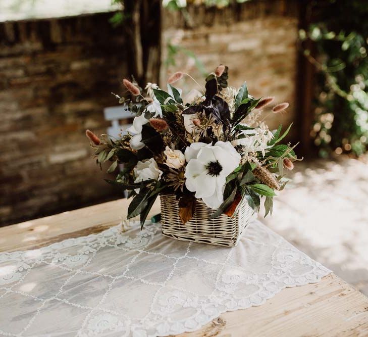 Rustic Wedding In Italy At Locanda Rosa Rosae With Intimate Candle Lit Dinner &amp; Bride In Mango Dress With Veil By AM Faulkner With Images From Alen Karupovic