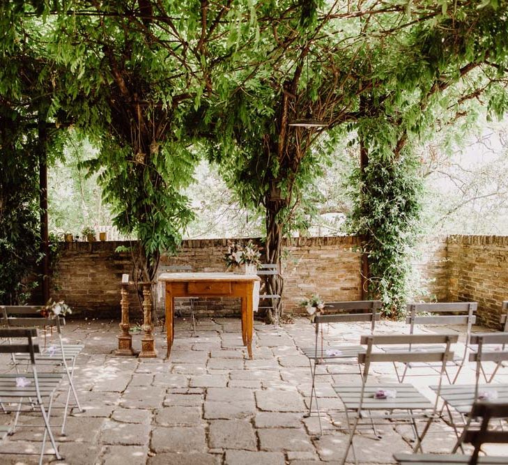 Rustic Wedding In Italy At Locanda Rosa Rosae With Intimate Candle Lit Dinner &amp; Bride In Mango Dress With Veil By AM Faulkner With Images From Alen Karupovic