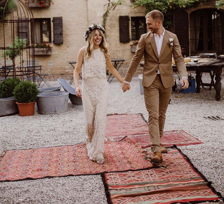 Bride & Groom Destination Wedding In Italy