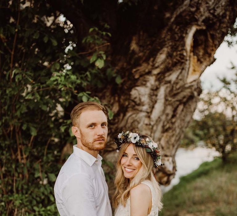 Rustic Wedding In Italy At Locanda Rosa Rosae With Intimate Candle Lit Dinner & Bride In Mango Dress With Veil By AM Faulkner With Images From Alen Karupovic