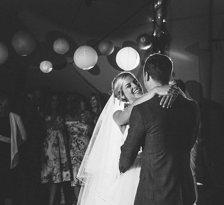 Bride & Groom First Dance Portrait