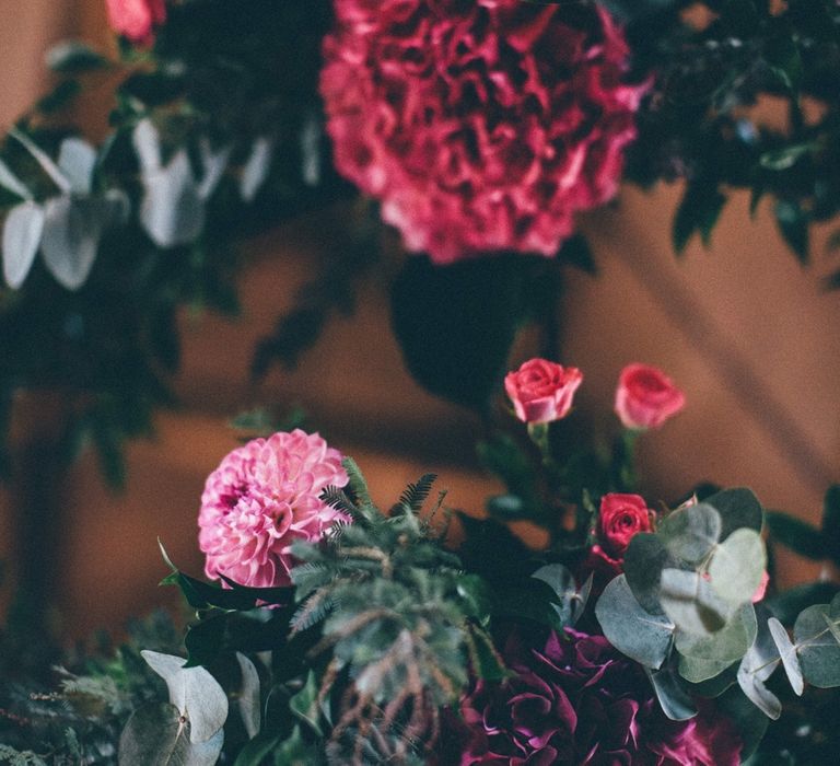 Fuchsia Pink Wedding Flowers