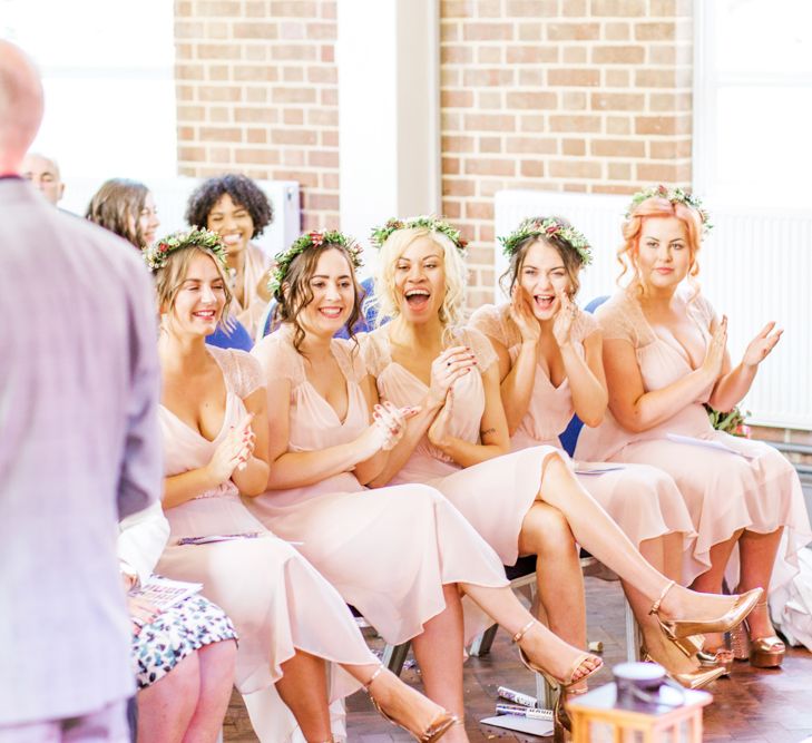 Bridesmaids | | Thames Chase Centre Boho Wedding | Gyan Gurung Photography