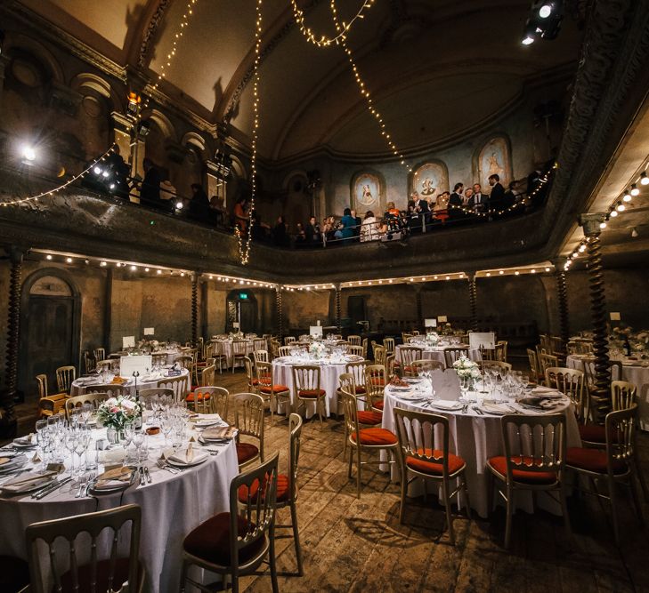 Wedding Reception at Wilton's Music Hall, London