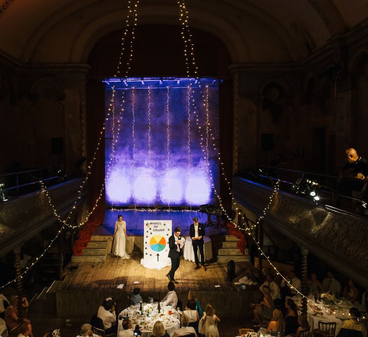 Fairy Lights in Wilton's Music Hall, London