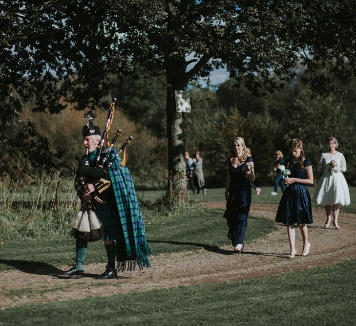 Waterfront Wedding At Loch Lomond Scotland With Outdoor Ceremony