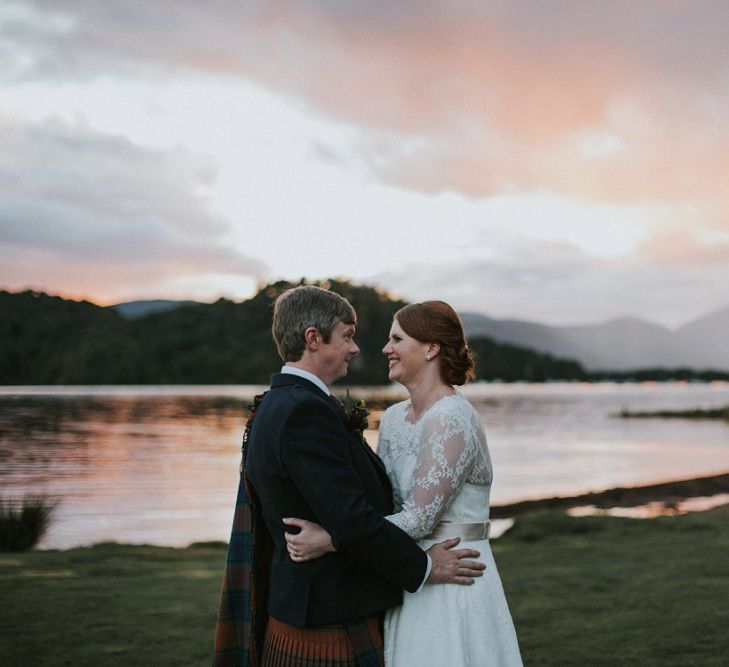 Waterfront Wedding At Loch Lomond Scotland