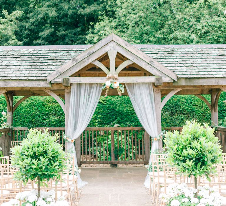 Outdoor Pavilion Wedding Ceremony