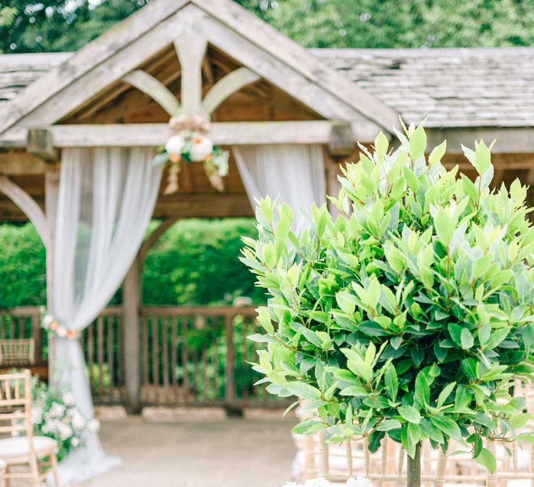 Outdoor Pavilion Wedding Ceremony