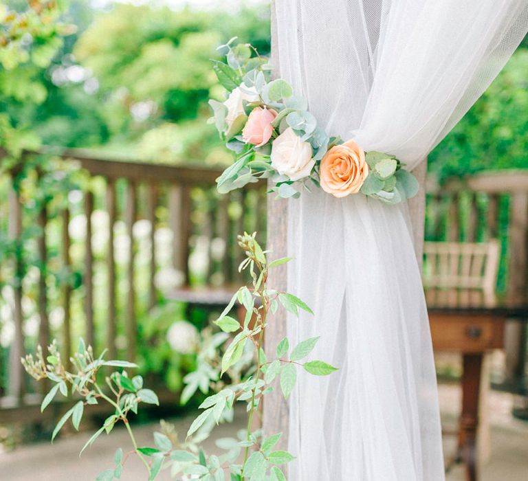 Outdoor Pavilion Wedding Ceremony Curtain