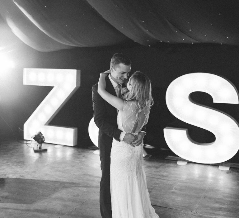 Bride & Groom First Dance | Giant Light Up Letters from Coco Luminaire