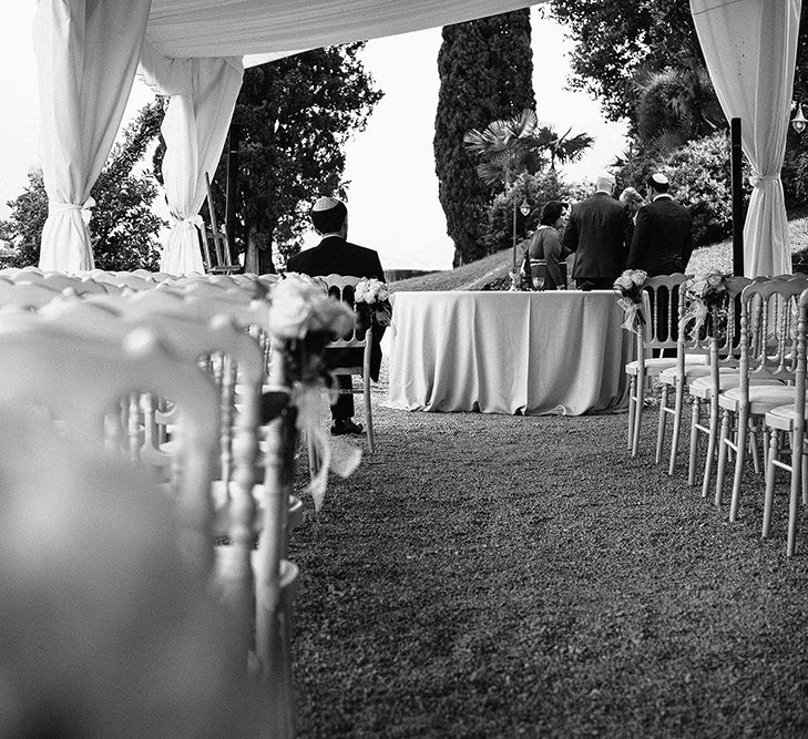 Outdoor Ceremony at Bellagio Lake Como | Jason Mark Harris Photography | Harris Films