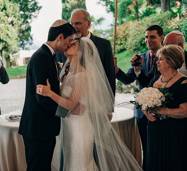 Traditional Jewish Outdoor Ceremony at Bellagio Lake Como | Jason Mark Harris Photography | Harris Films