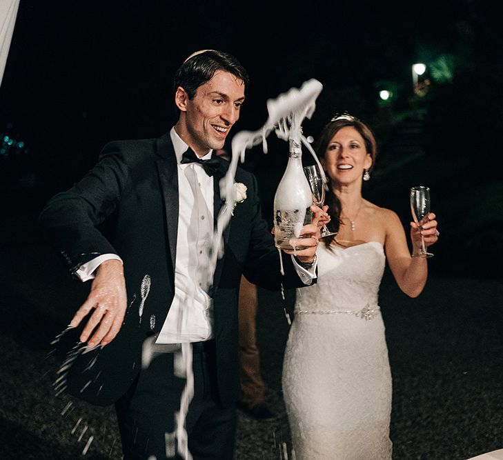 Champagne Toast | Bride & Groom | Bellagio Lake Como Wedding Venue | Jason Mark Harris Photography | Harris Films