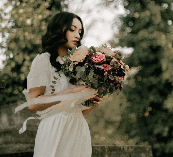 Nostalgic & Romantic Wedding Inspiration At Gothic Nunhead Cemetery London With Images From Wanderlust Creatives