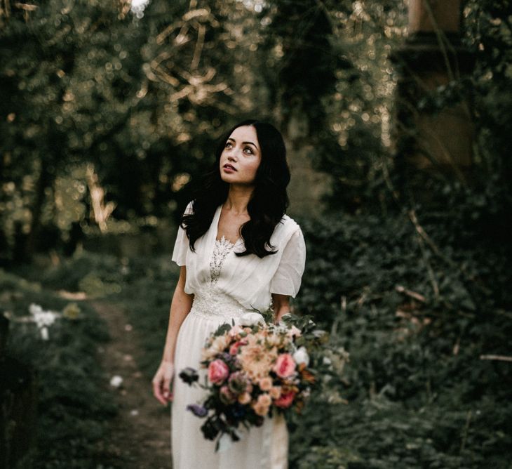 Nostalgic & Romantic Wedding Inspiration At Gothic Nunhead Cemetery London With Images From Wanderlust Creatives