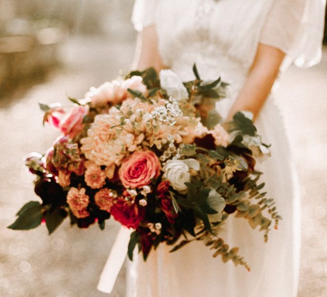 Oversized Bouquet With Roses & Dahlia