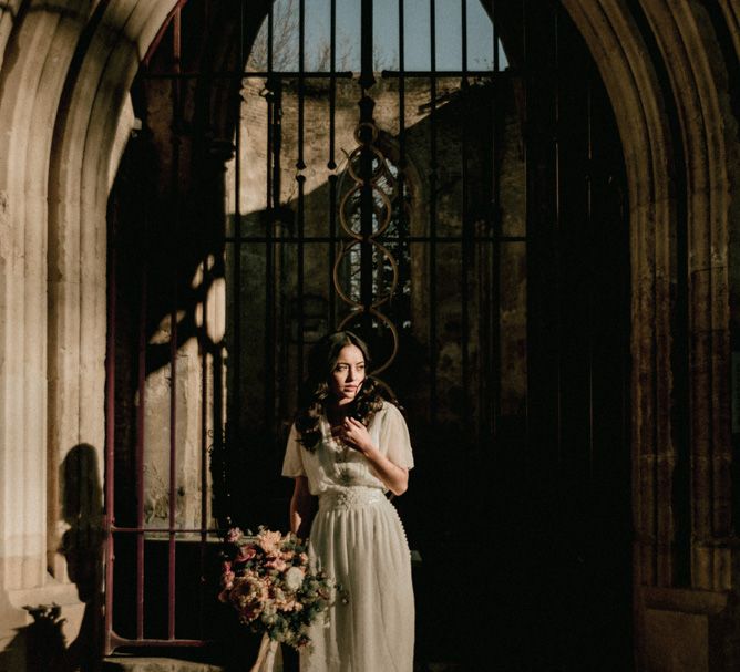 Nostalgic & Romantic Wedding Inspiration At Gothic Nunhead Cemetery London With Images From Wanderlust Creatives