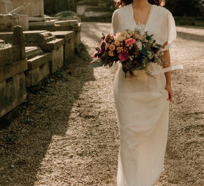 Nostalgic & Romantic Wedding Inspiration At Gothic Nunhead Cemetery London With Images From Wanderlust Creatives