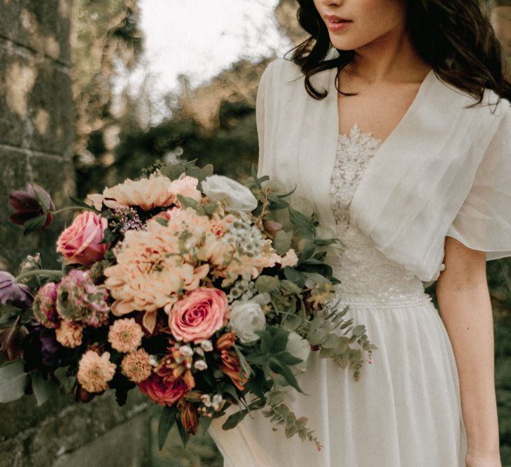 Nostalgic & Romantic Wedding Inspiration At Gothic Nunhead Cemetery London With Images From Wanderlust Creatives