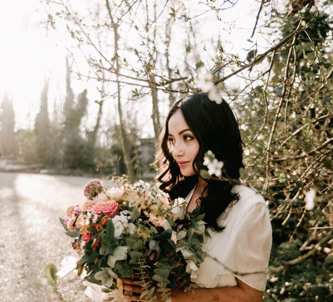 Nostalgic & Romantic Wedding Inspiration At Gothic Nunhead Cemetery London With Images From Wanderlust Creatives