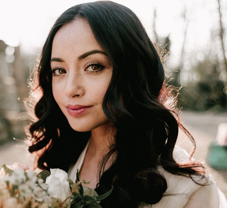 Natural Bridal Make Up Look For Brunette Bride