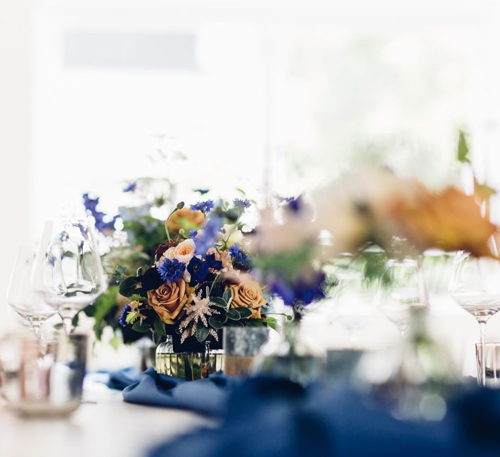 Blue & Purple Wedding Flowers