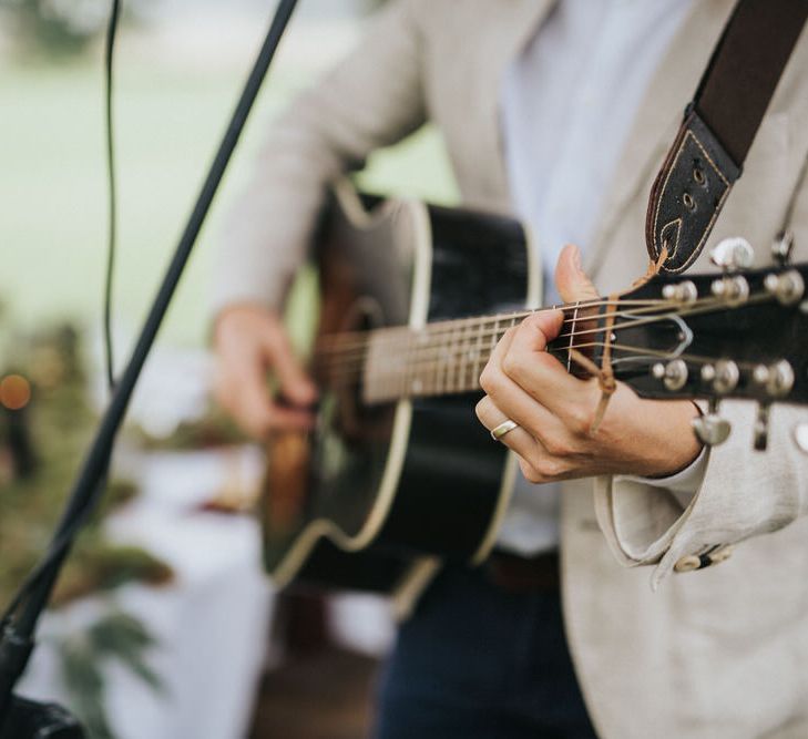 Acoustic Guitar At Wedding From Live Entertainment