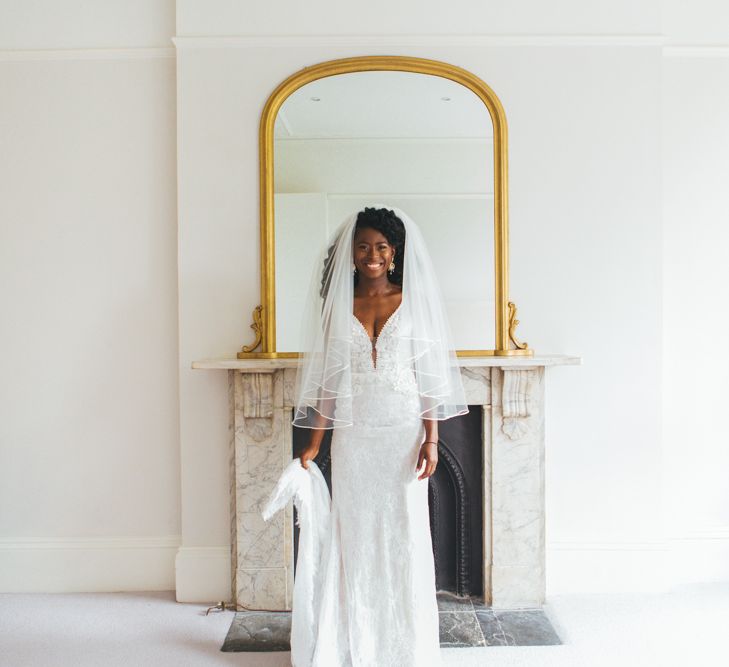 Gorgeous Bride In Finger Tip Veil