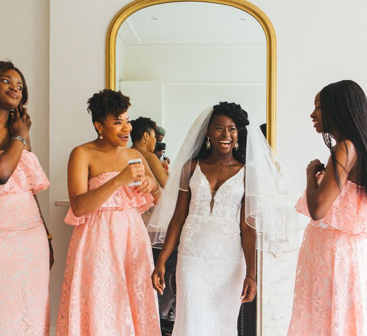 Gorgeous Bride In Finger Tip Veil