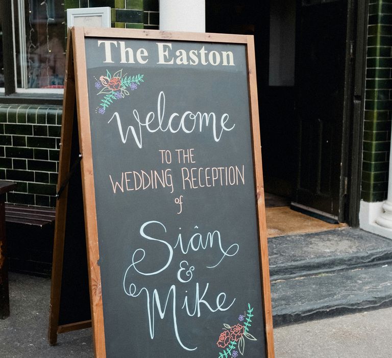 Etsy Wedding In London Pub With Artistic Woodland Details Bride In Bold Skirt By Coast & Bridesmaid In Sequinned Dress With Images By Claudia Rose Carter