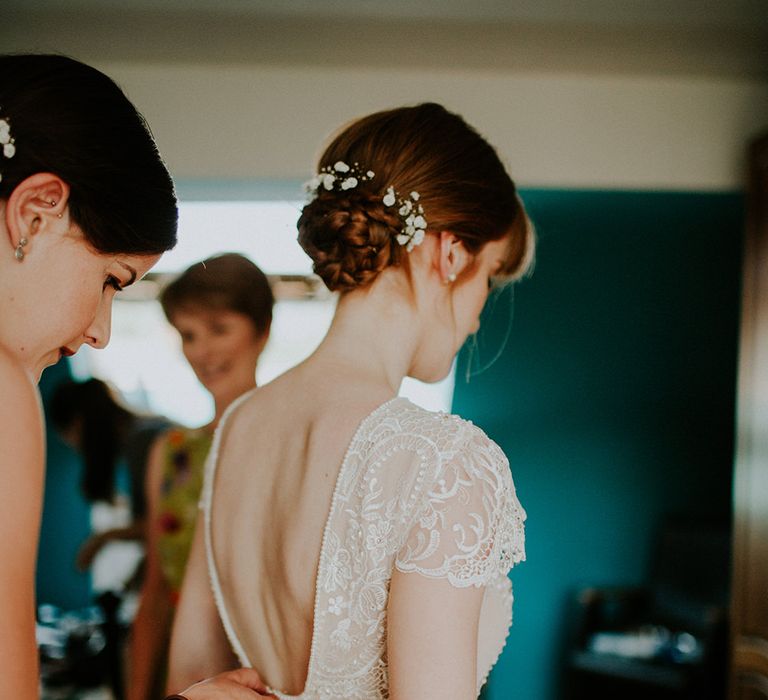 Bride in Inbal Raviv Gown | Luxe Wedding at St Stephen's Trust, Deconsecrated Church in Hampstead, London | Irene yap Photography