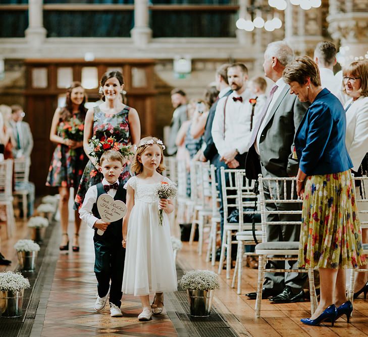 Page Boy & Flower Girl | Luxe Wedding at St Stephen's Trust, Deconsecrated Church in Hampstead, London | Irene yap Photography