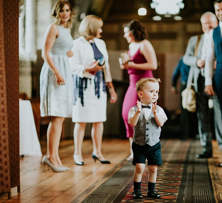 Page Boy in Marks and Spencer | Luxe Wedding at St Stephen's Trust, Deconsecrated Church in Hampstead, London | Irene yap Photography