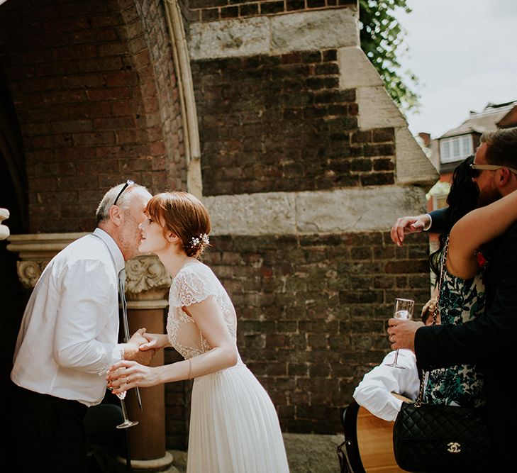 Bride in Inbal Raviv Gown | Luxe Wedding at St Stephen's Trust, Deconsecrated Church in Hampstead, London | Irene yap Photography