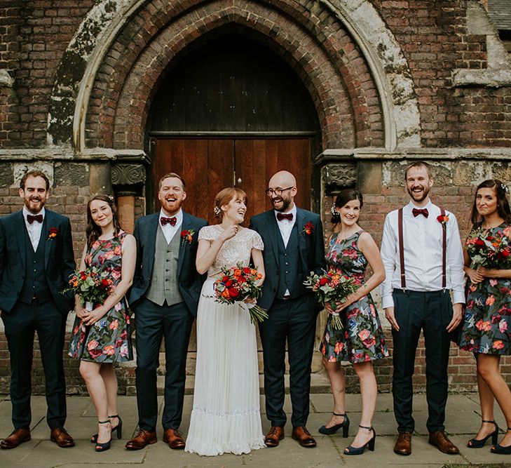 Wedding Party| Luxe Wedding at St Stephen's Trust, Deconsecrated Church in Hampstead, London | Irene yap Photography