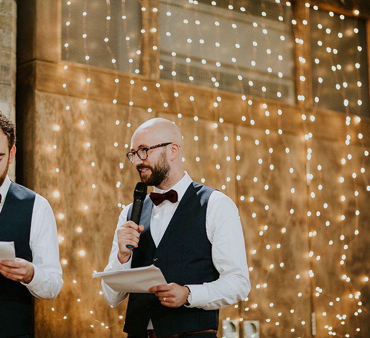 Speeches | Luxe Wedding at St Stephen's Trust, Deconsecrated Church in Hampstead, London | Irene yap Photography