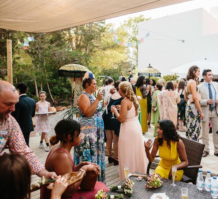 Wedding Guests | Can Amonita | Ibiza Destination Wedding | Helen Abraham Photography | Ibiza Wedding Films