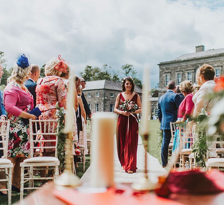 Amanda Wakeley Bride For A Stylish Autumnal Wedding Styled By Amber At Bellinter House With Images From Savo Wedding Photography