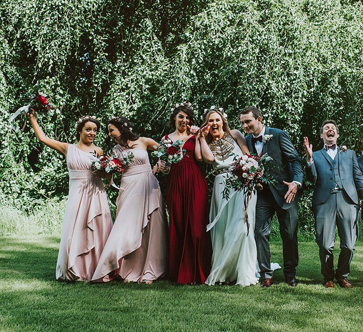 Amanda Wakeley Bride For A Stylish Autumnal Wedding Styled By Amber At Bellinter House With Images From Savo Wedding Photography