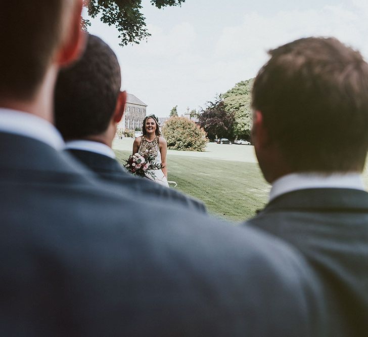 Amanda Wakeley Bride For A Stylish Autumnal Wedding Styled By Amber At Bellinter House With Images From Savo Wedding Photography