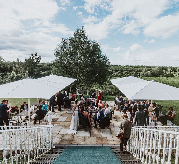 Amanda Wakeley Bride For A Stylish Autumnal Wedding Styled By Amber At Bellinter House With Images From Savo Wedding Photography