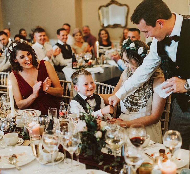 Amanda Wakeley Bride For A Stylish Autumnal Wedding Styled By Amber At Bellinter House With Images From Savo Wedding Photography