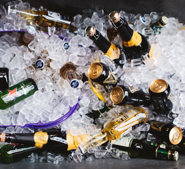 Beers In Ice Bucket Dry Hire Wedding Venue