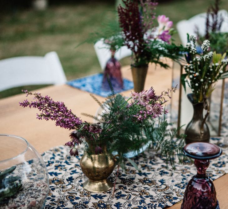 Eclectic Table Centrepieces